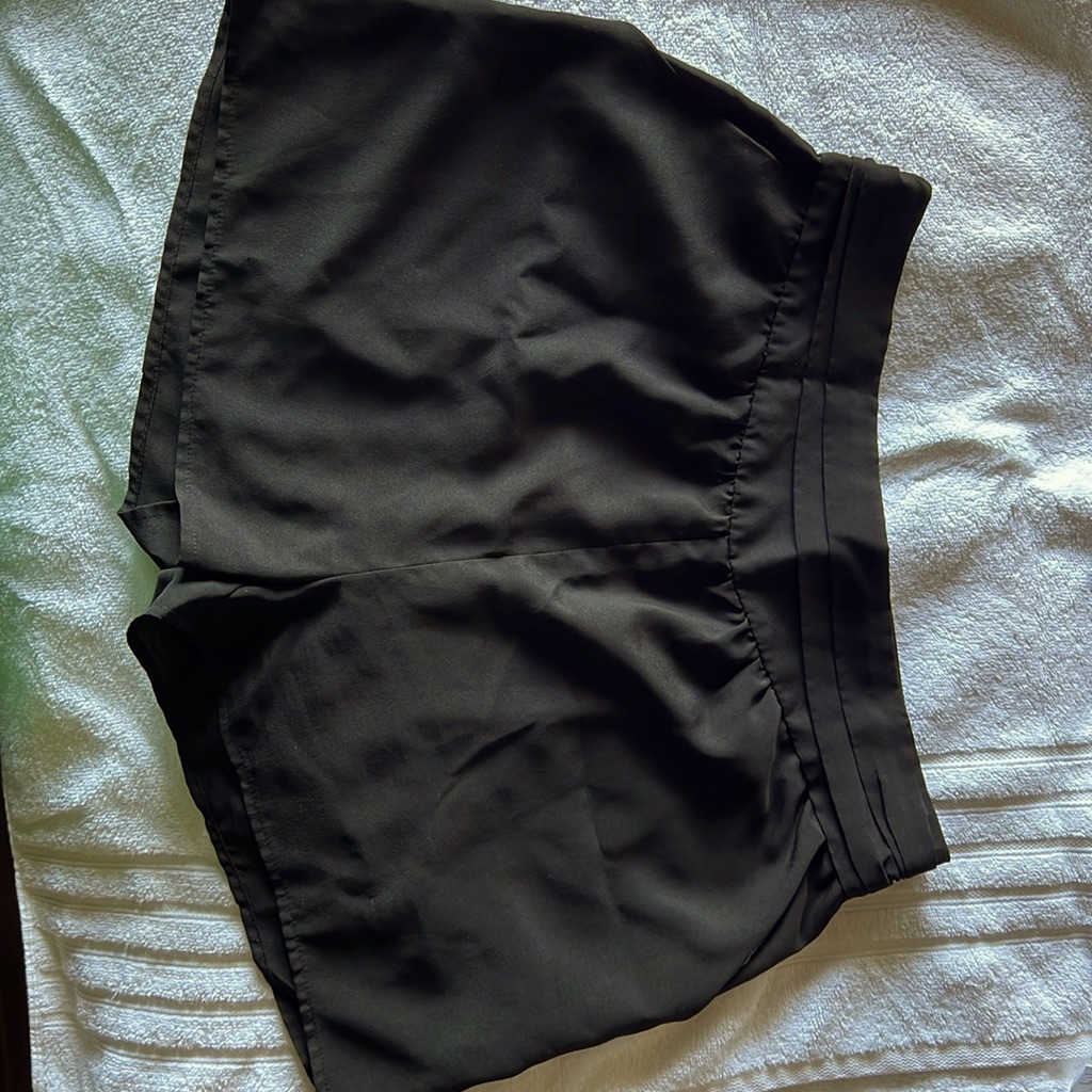 Eight Sixty Black Nylon Shorts